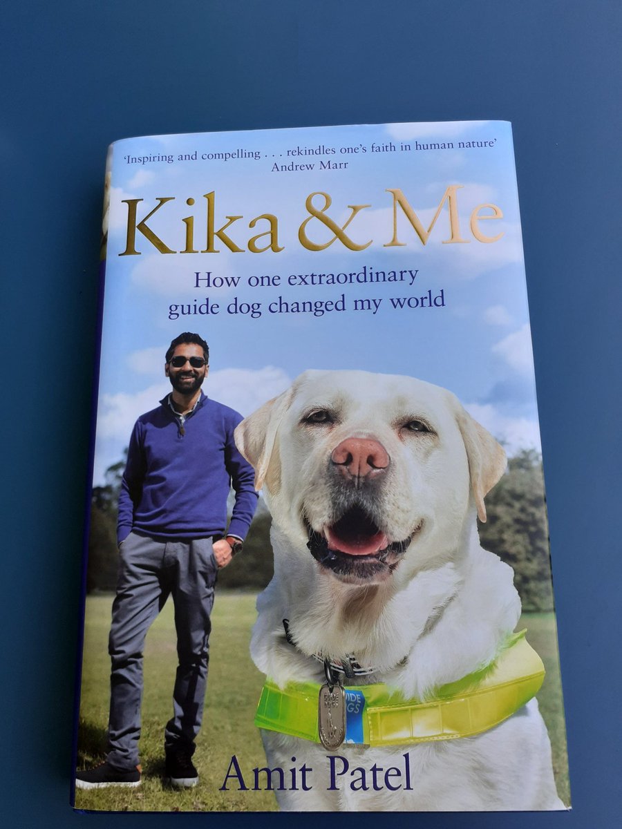 Just finished this .... inspiring <a href="/BlindDad_Uk/">Dr Amit Patel</a> <a href="/Kika_GuideDog/">Kika & Quark</a> thank you!
