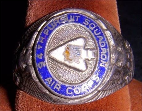 Hist_Auc_Bl's tweet photo. Great Sterling Pre-WWII US Air Corps 94th Pursuit (Fighter) Squadron Ring on Historical Auction Block-H.A.B., Check us out and get the App from the App Store! No listing fees for auctions and a low 5% final value fee on ALL sales!
https://t.co/y0KYA3hHiS
#ww2 #ww2aircorps https://t.co/0anesSePYF
