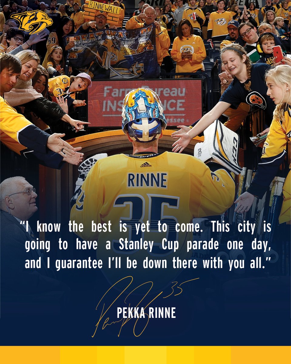 PredsNHL's tweet photo. Pekka knows 🐐

https://t.co/qzghRHuL4i https://t.co/uYcsOEpmjG