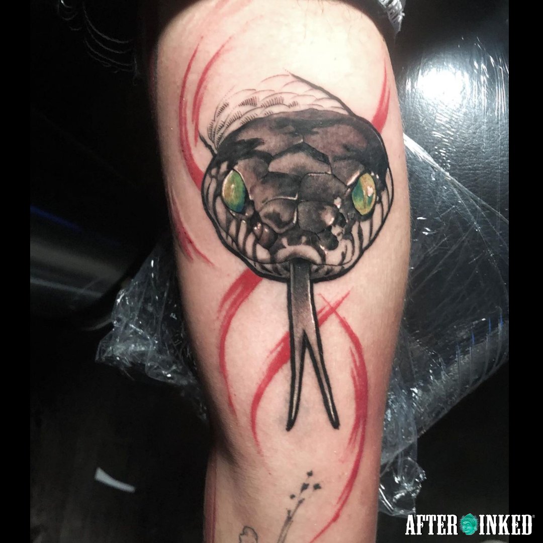 AfterInked's tweet photo. World Snake Day, let's take care of and protect this great and beautiful animal. #WorldSnakeDay #SnakeDay #Snake #afterinked #proudusers #formulatedforperfection #afterinkedeveryday #tattooaftercare #vegan #reptile #reptiles #snaketattoos #aaron_tatau #leoacid #toriteratism https://t.co/mbcgxp4UCM