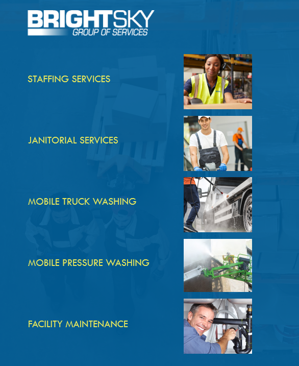 BrightSkyInc's tweet image. Our business is maintaining Your business!!!
(708) 830-7233 or visit brightskyinc.com #singlepointofcontact #staffingservices #janitorialservices #truckwashing #pressurewashing #facilitymaintenance #securityservices #nationwide #BrightSkyGroupofServices