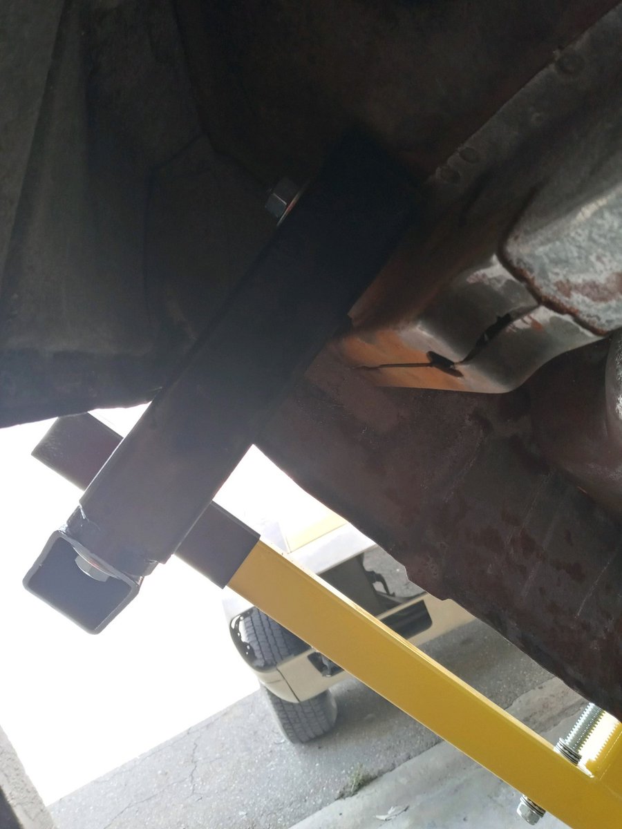 JtecautoP's tweet photo. The 68' CAMARO went on the ROTISSERIE today. On the way to get  Soda Blasted. Had a new Bracket made to Secure our investment #RESTOMODS #CHEVY #CAMARO #MUSCLECARS #ComingSoon #BARRETTJACKSON https://t.co/QHCK7Lg1Ok