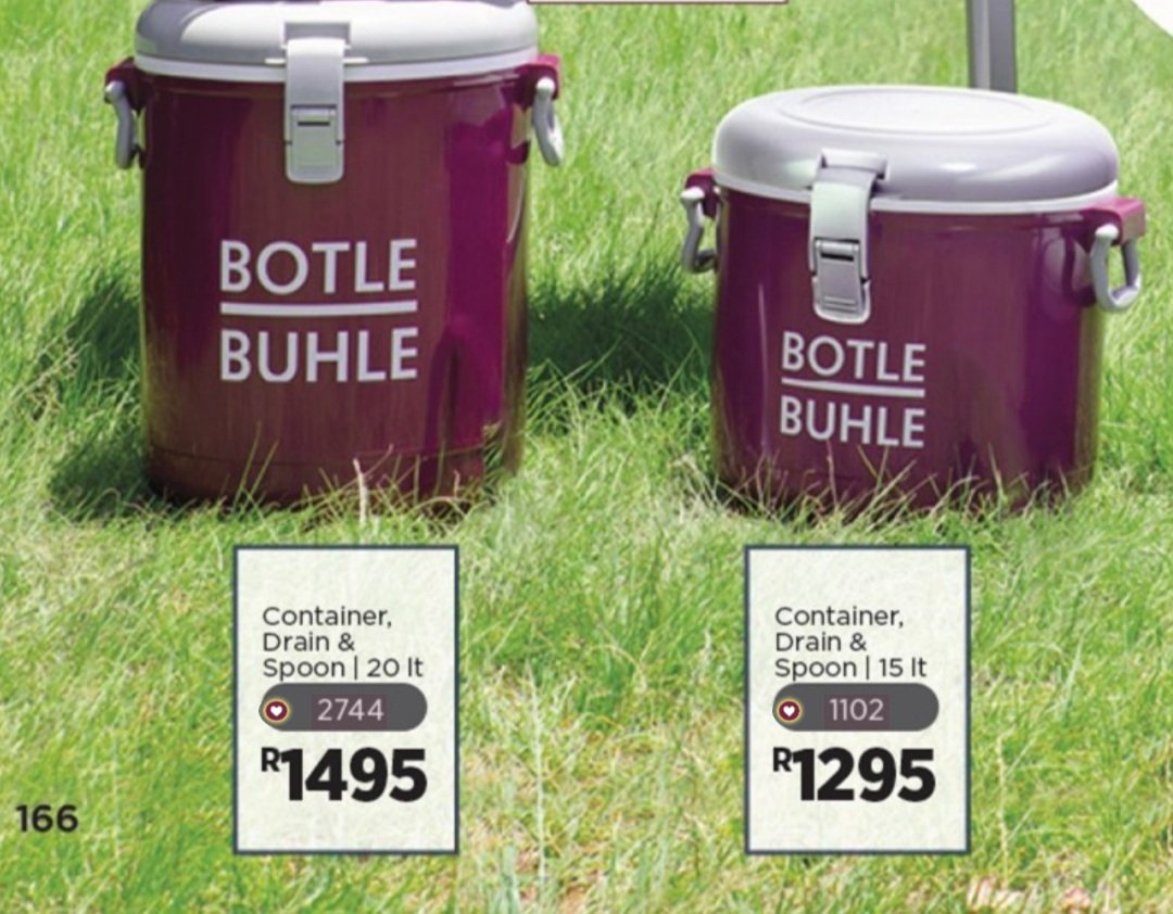 MantekeModiba's tweet photo. Hello, I'm selling Buhle buhle products. I have created a stockvel for food warmers. 20l for R1500.5 people in a group R300 each for 5 months. You can create you own group with your 5 people. (Friends or family) If interested WhatsApp 
https://t.co/5ZPNVTkUcW

@GHome1st https://t.co/f1skC9S7pv