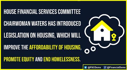 natfairhouse's tweet image. NFHA is proud to be among so many organizations supporting @RepMaxineWaters' efforts to:

🏡 #EndHomelessness
💸 Improve the affordability of housing
🔑 Make the dream of homeownership a reality for millions

bit.ly/3kxmpWx 

#HousingIsInfrastructure
#FirstGenHome
