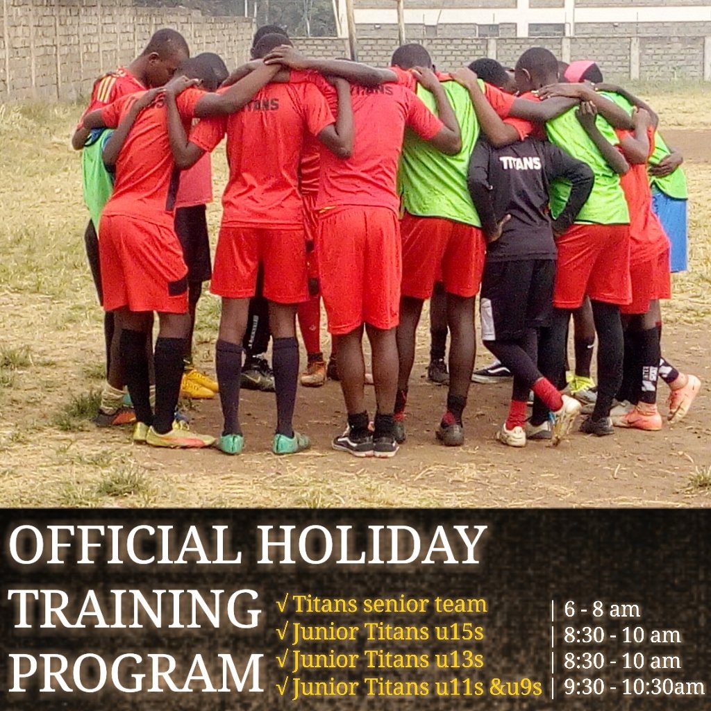 YoungUnitedFc1's tweet image. Our short holiday training program is out...

We kick up from Monday morning.

#strongertogether 
#wearedevelopment