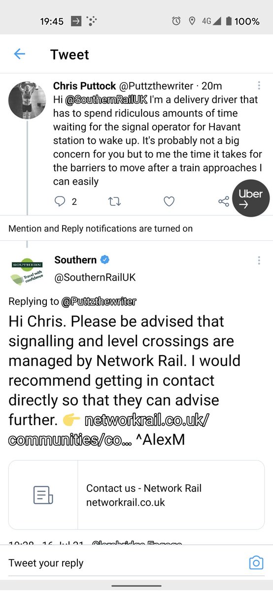 Puttzthewriter's tweet image. But after a quick response they have pointed me in your direction. All I'm asking is either hire an extra signal operator so changes happen quicker, hire better ones or change it to an automated system so traffic build up isn't as bad #pleaseimprove #nationalrail