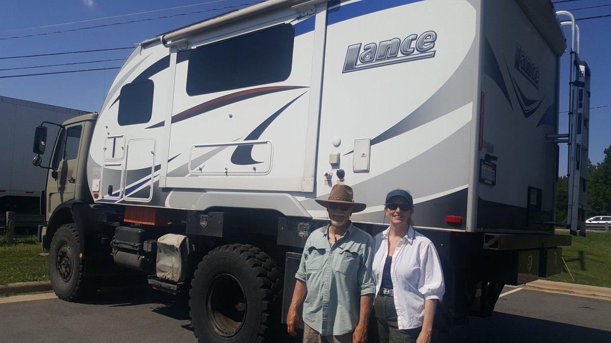 I77Express's tweet image. Bill and Kathleen recently brought their extended vehicle, a custom-fitted RV, to the Charlotte @NC_QuickPass Center to be fitted with a transponder. Why? So they can travel the eastern seaboard with the ease of never having to stop for tolls through multiple states. #I77