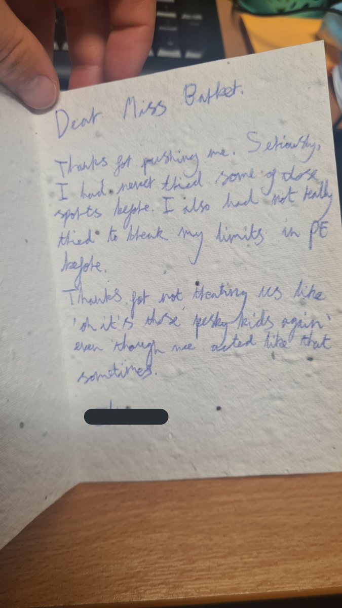 kbarkerPE's tweet image. Overwhelmed by the kind words from both students and parents to end the year. Makes you realise why you do it! Happy summer everyone!