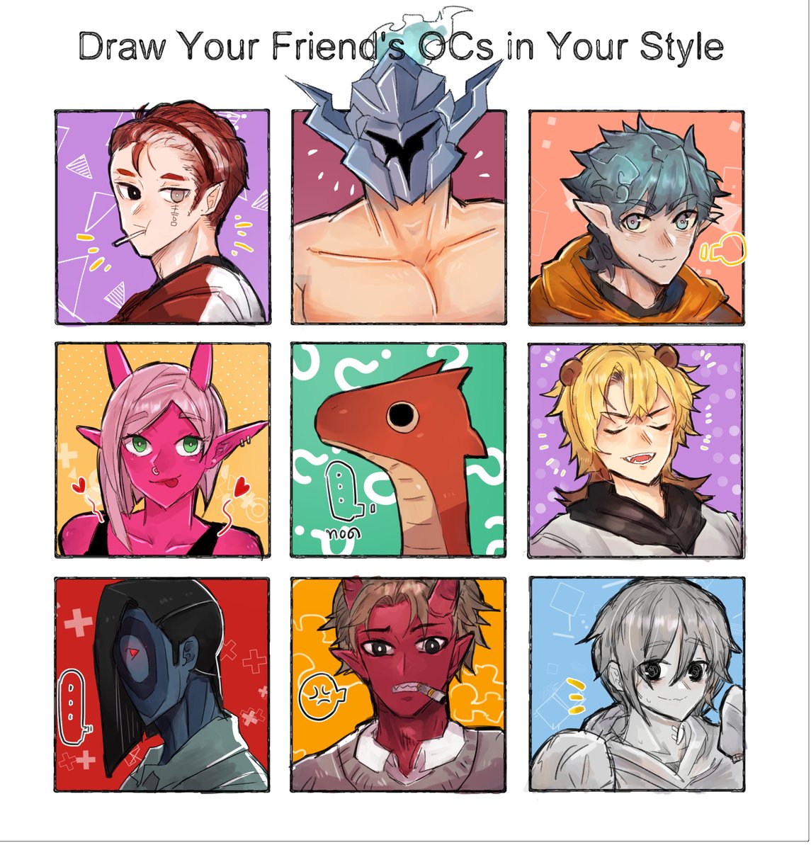 Fujo_MPC's tweet image. (ส่งลูกมาคืนค่า ขอบคุณที่ให้ยืมมาวาดนะคะะ วาดสนุกทุกคนเลยค่ะะ💕💖✨)