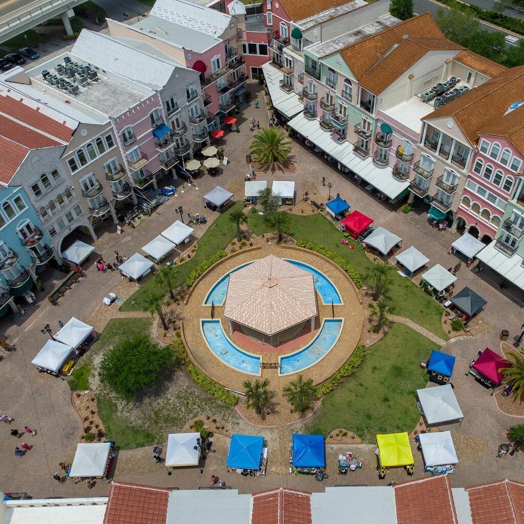 Amazing shot of the Farmers Market at the European Village! We hope to see you on Sunday from 12-4! ✨😊👍

📸 csdroneworks
