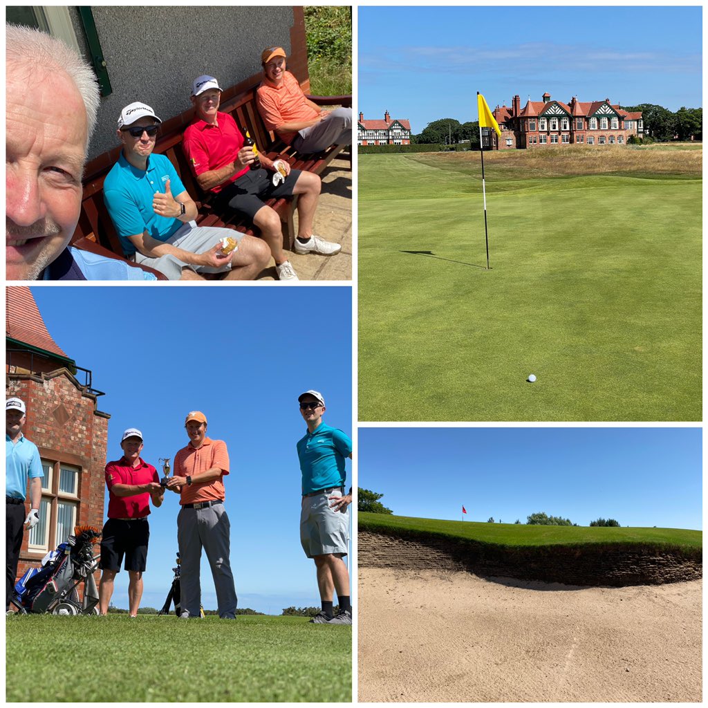 What a great day playing our 2nd match honouring <a href="/chriscarbs96/">Chris Carberry</a> @ the wonderful <a href="/RoyalLythamGolf/">Royal Lytham Golf Club</a> Dad <a href="/Steve_Carbo/">Steve Carberry</a> &amp; me being pipped by the great play of member Tim Fish &amp; @ianpyeiseboe All in great spirit &amp; cause instagram.com/p/CRZhT-Rtbw9/…