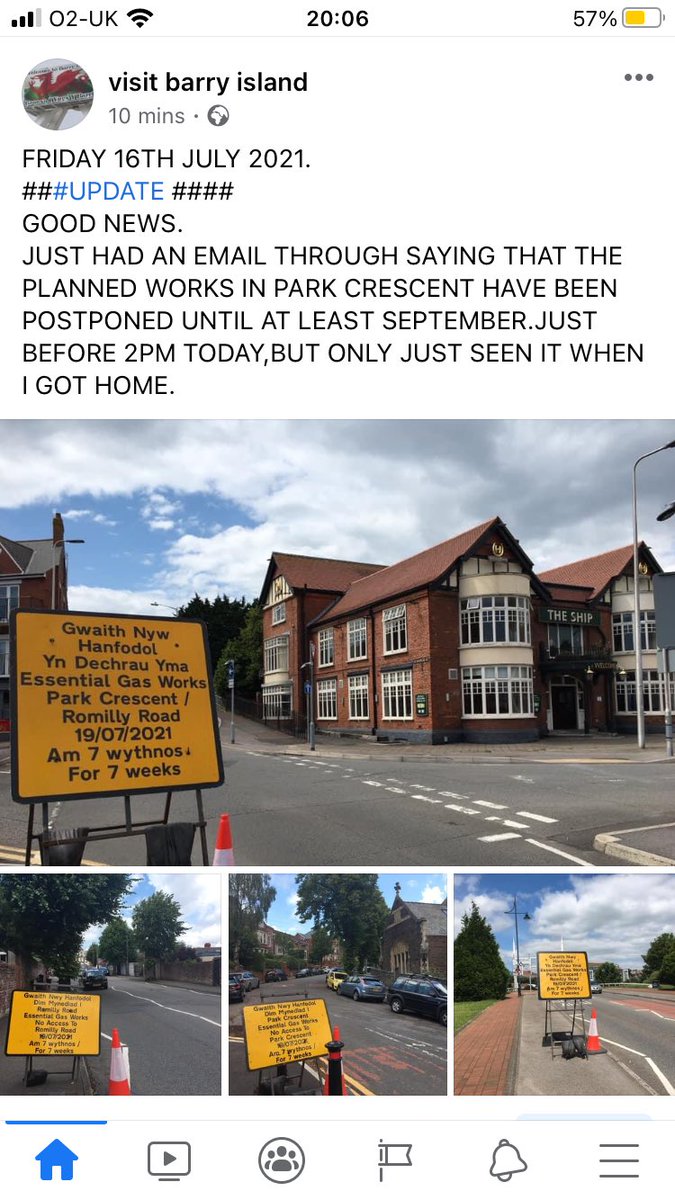 Looks as if the ‘essential’ gas works in park crescent have been postponed until at least September. 

It would’ve been absolute chaos next week given the weather and summer holidays.