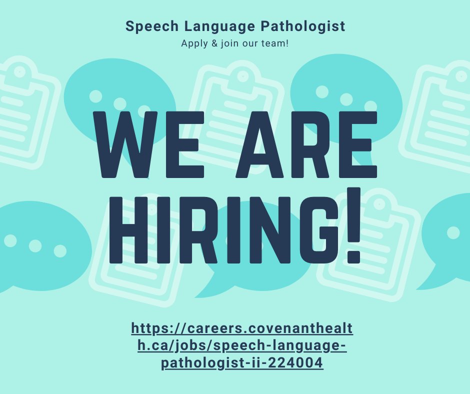 Calling all Speech Language Pathologists! Come join our unit in the Head and Neck Functional Assessment laboratory. Services include evaluation of swallowing, chewing, speech, resonance, voice, and related therapy. #myirsm #acslpa bit.ly/2UPPVMm
