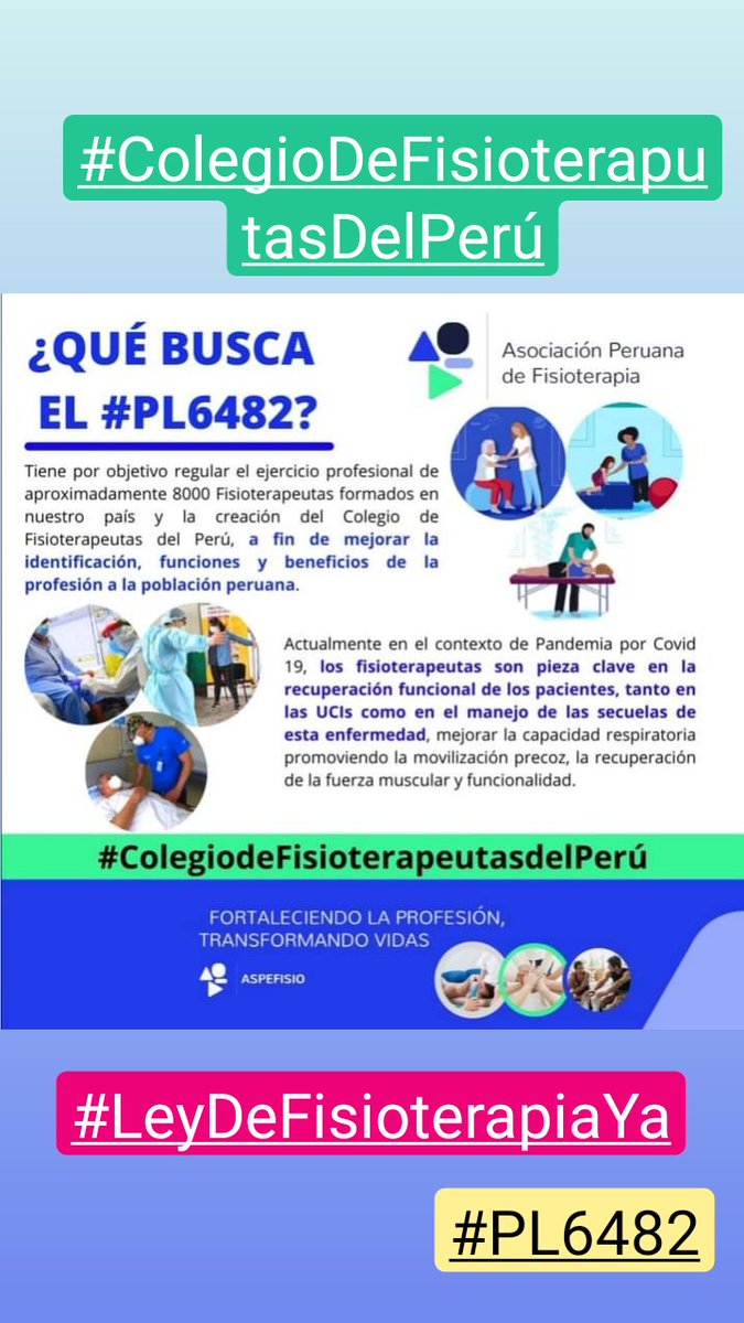 AtokuKey's tweet photo. Aprobación del #PL6482 
#ColegioDeFisioteraputasDelPerú 
#LeyDeFisioterapiaYa https://t.co/jYMk2WTfOt