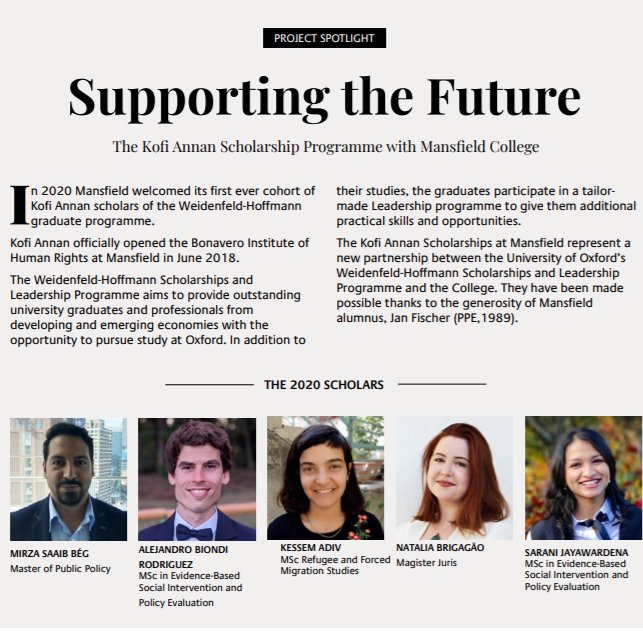 Kofi Annan Foundation (@kofiannanfdn) on Twitter photo Learn more about the <a href="/MansfieldOxford/">Mansfield College, University of Oxford</a> Kofi Annan Scholars on page 41 of our Annual Report.
📖kofiannanfoundation.org/kaf-annual-rep… Learn more about the <a href="/MansfieldOxford/">Mansfield College, University of Oxford</a> Kofi Annan Scholars on page 41 of our Annual Report.
📖kofiannanfoundation.org/kaf-annual-rep…