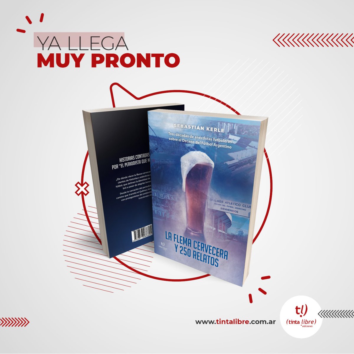 sebakerle's tweet photo. ¡Quiero compartirles esta noticia!. Después de meses escribiendo, y otros tantos trabajando con la editorial Tinta Libre, ya estamos listos para mostrarles mi nueva obra: "La Flema Cervecera y 250 relatos"
Me llena de alegría compartir este adelanto con ustedes https://t.co/6mfuas6Bl3