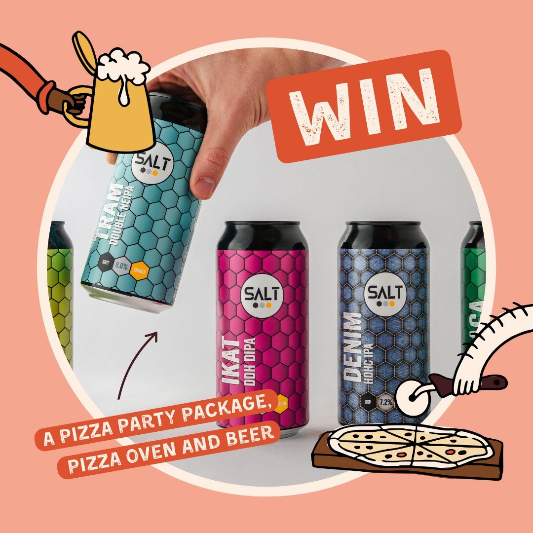 thealfrescochef's tweet photo. Head over to our Instagram or Facebook pages to win the ultimate slice of summer pizza party 🍕🍻🔥 @NorthernDoughCo @SaltBeerFactory https://t.co/Lwf5Xm3Uhk