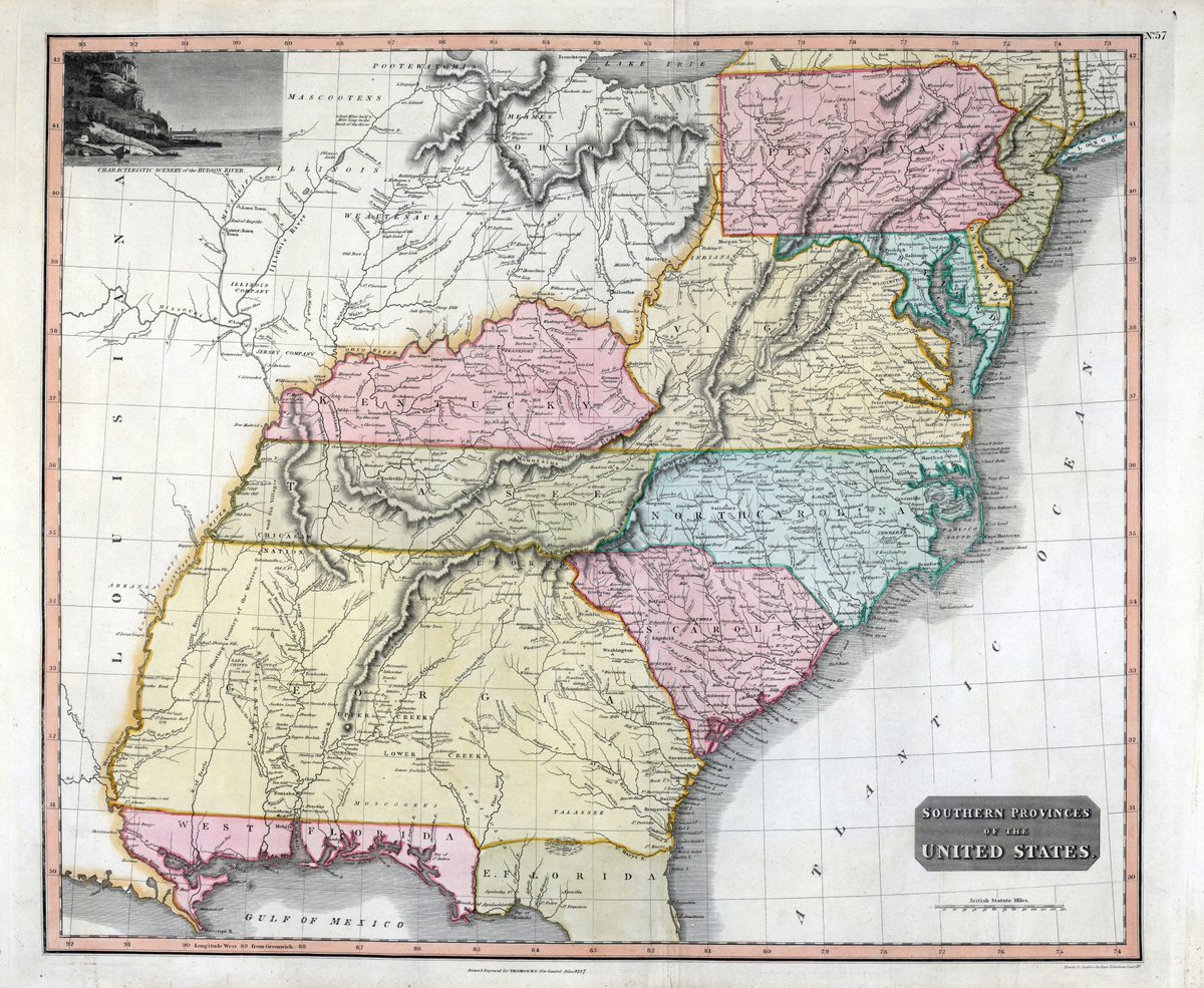 Florida Department of State (@flsecofstate) on Twitter photo Just in time for the recent celebrations in <a href="/CityStAug/">City of St. Augustine</a> and <a href="/myescambia/">My Escambia</a> commemorating the 200th anniversary of the transfer of Florida from Spain, this map depicting East and West Florida, created by J. Thomson and Company in 1817, has been recently added to the <a href="/StateLibraryFL/">State Library of FL</a>. Just in time for the recent celebrations in <a href="/CityStAug/">City of St. Augustine</a> and <a href="/myescambia/">My Escambia</a> commemorating the 200th anniversary of the transfer of Florida from Spain, this map depicting East and West Florida, created by J. Thomson and Company in 1817, has been recently added to the <a href="/StateLibraryFL/">State Library of FL</a>.
