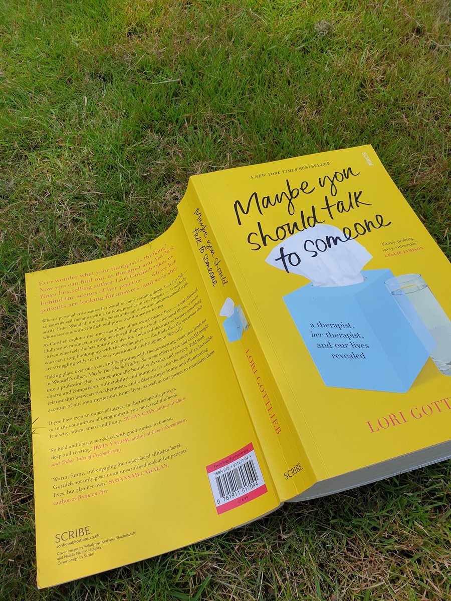 Friday = relaxing, garden time. Finished this treat of a read! 
#booksabouttherapy #THERAPY #counselling #mentalhealth