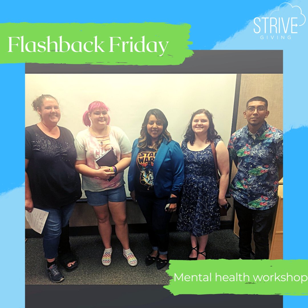 STRIVEgiving's tweet photo. A little #flashbackfriday for you this afternoon! We love collaborating w/ experts &amp;bringing their knowledge and skillset to our youth. This mental health &amp; wellness "adulting" workshop was led by @zulema_life and we have continued to get inquiries into hosting similar workshops. https://t.co/KO2hMblEhR