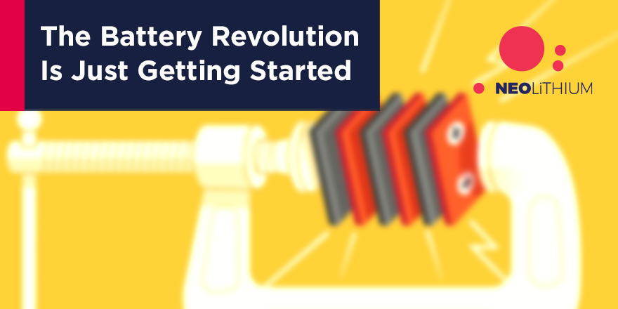 “Many more fortunes will be made before the battery boom runs its course.”

Read more here: bit.ly/3wGbfAV

#NeoLithium $NLC.V $NTTHF #NE2 #lithium-ion battery #electricvehicles #sustainability #greenenergy #EV #Lithiumbrine