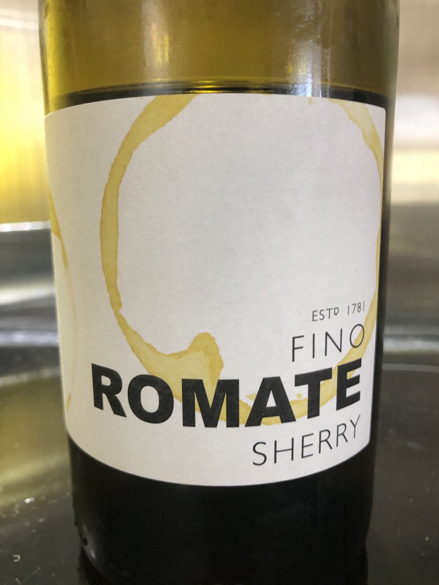 WillKleiser's tweet photo. Cheeky pre-dinner Sherry. This delightful @SanchezRomate fino was perfect for #finofriday #florfriday Will be knocking at the door of @HayWinesUK again soon!!! https://t.co/dPv2R9ykLB