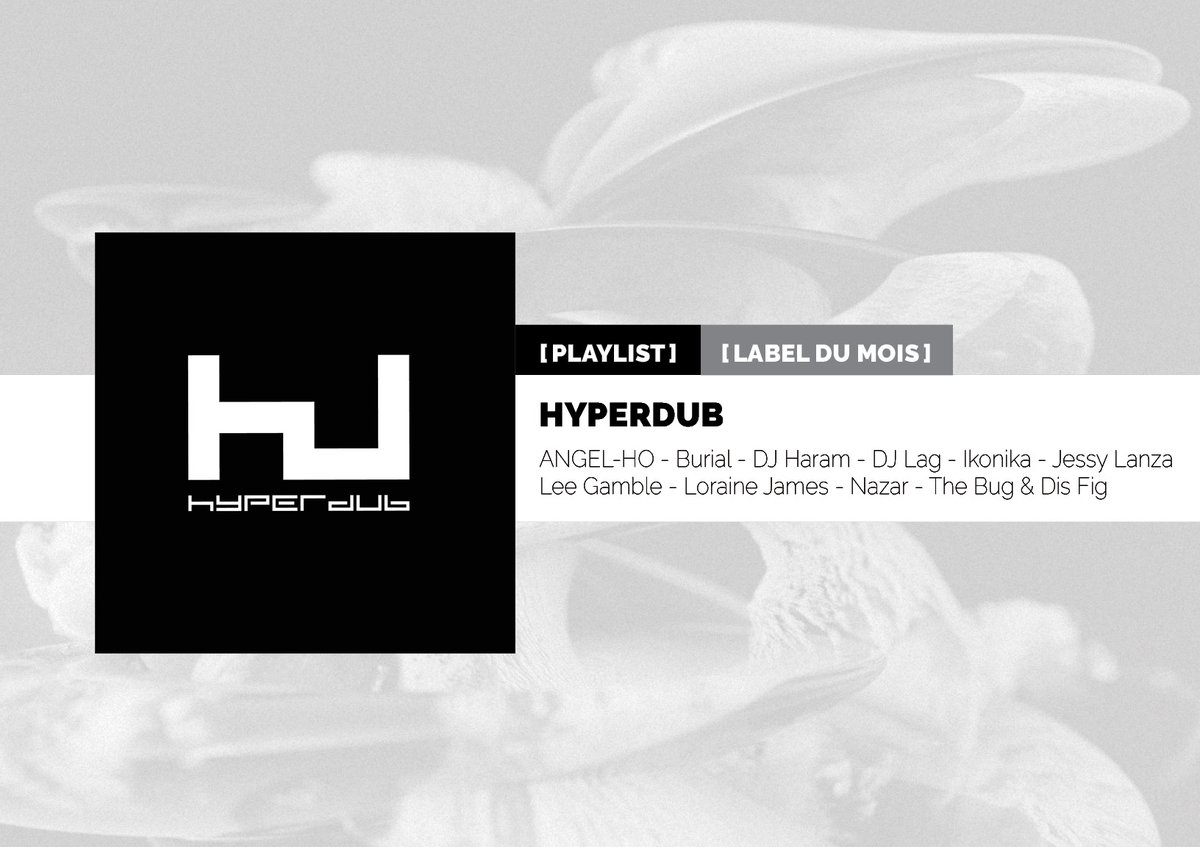 🔽 [Playlist] 🔽

Label du mois: <a href="/Hyperdub/">Hyperdub</a>

ANGEL-HO - <a href="/BurialUK/">Burial</a> - @djharam973 (700 Bliss Remix) - <a href="/RealDJLag/">DJ LAG</a> &amp; <a href="/okzharp/">okzharp</a> - <a href="/ikonika/">ikonika</a> - <a href="/jessy_lanza/">Jessy Lanza</a> (<a href="/mbootyspoon/">Martyn Bootyspoon</a> Remix) - @GambleLee - <a href="/LoJamMusic/">Loraine James // Whatever The Weather</a> - Nazar - <a href="/thebugzoo/">The Bug(official)</a> &amp; <a href="/dis_fig/">Dis Fig</a>

➡️ mesenceintesfontdefaut.com/2021/07/16/pla…