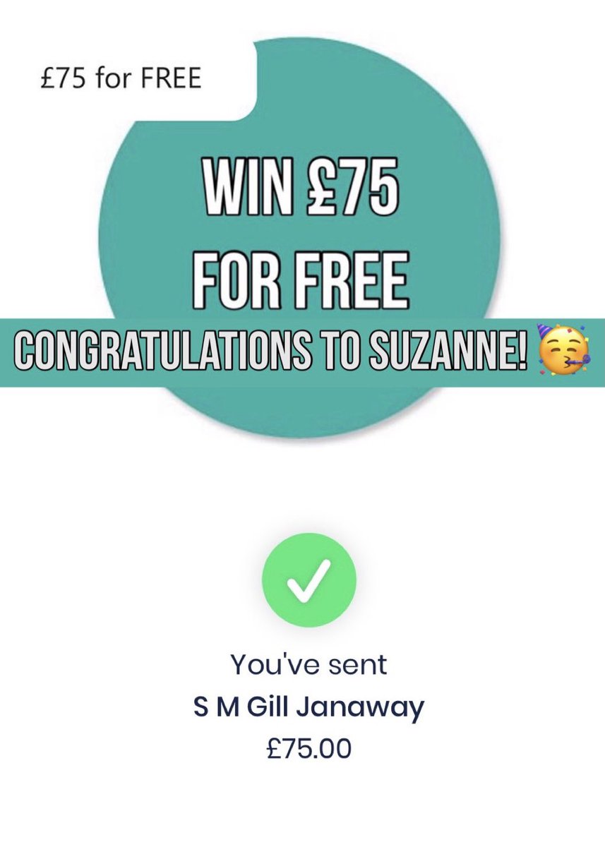 competition_ltd's tweet photo. Congratulations to our freebie winner, Suzanne, who has just been awarded her prize. Her winning number was 611. We thank you all for getting involved! ♥️ Win next at https://t.co/5mA0shiJgO

#competition #cash #prize #winner #post #bank #transfer #awarded #win #freebie #giveaway https://t.co/oQjernSUhF