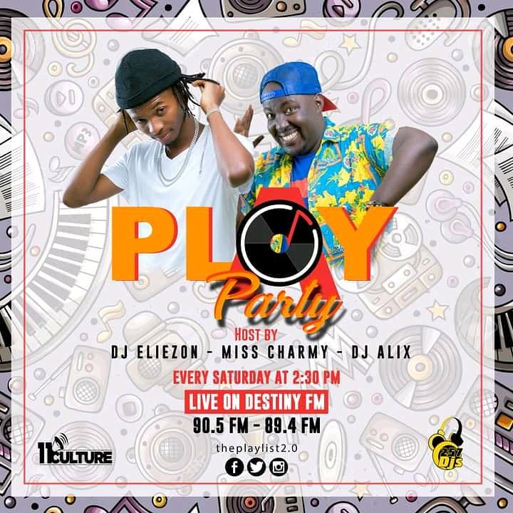 The Playlist 2.0 (@2_playlist) on Twitter photo Ubibona gute wewe ?
Est-ce que urabona ngene vyashushe ?
We are so pleased to have these men in our studio.
<a href="/MshindiPrince/">Prince Mshindi</a> et <a href="/RegisBarigume/">Barigume Regis</a> seront nos invités demain dans "PLAY PARTY"
GET READY TOMORROW AT 2:30PM.
#culturemaking
#makinghistory
#257Deejays Ubibona gute wewe ?
Est-ce que urabona ngene vyashushe ?
We are so pleased to have these men in our studio.
<a href="/MshindiPrince/">Prince Mshindi</a> et <a href="/RegisBarigume/">Barigume Regis</a> seront nos invités demain dans "PLAY PARTY"
GET READY TOMORROW AT 2:30PM.
#culturemaking
#makinghistory
#257Deejays