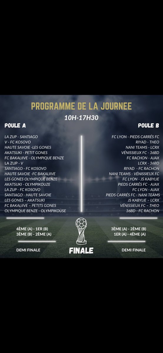 ASP69200's tweet photo. Le jour J approche à grand pas voici le programme de demain https://t.co/MmUPR0SXGX