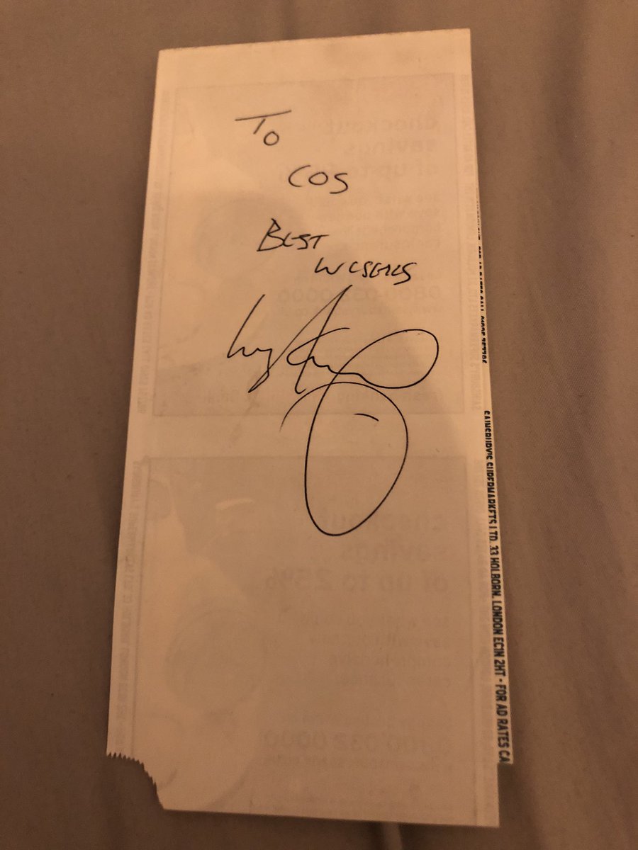 CNK82's tweet photo. That time 20 years ago I met @LedleyKing in Sainsbury’s and he signed the back of my receipt 👍🏼
👑 @SpursOfficial #THFC #COYS #King26 https://t.co/405Y78XElt