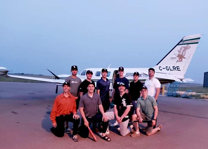 ML_sox's tweet photo. Huge win in the wildcard against the trappers. Team arrived in style on a private flight and earned a spot in the first round against the st.hill lakers Thursday July 22nd https://t.co/0vIKOh25Mo