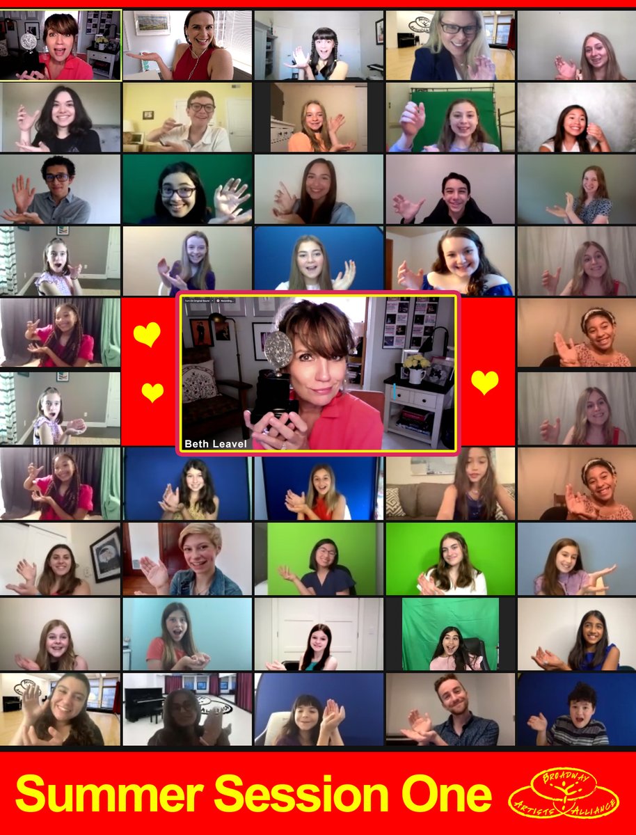 BETH LEAVEL! ❤💕
That's the post.

What a treat for this Session One Showcase to get some Tony energy... Literally!

And if you wonder what our class photo is about: Beth said we should practice our Tony holding pose, and what Beth says, we do!