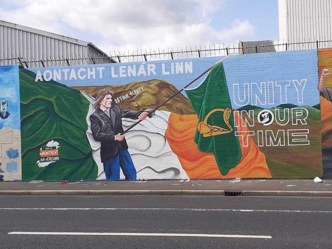 Ogra_SF's tweet photo. 📍 Bóthar na bhFál, Béal Feirste 
We will be the generation to unite Ireland. https://t.co/jJs5nzN4OS