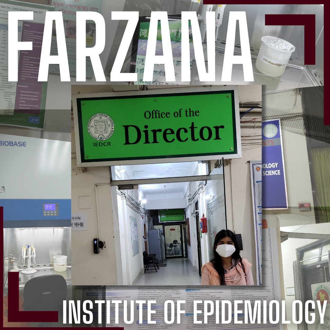 wtcareer's tweet image. Farzana is one of WTAMU's President Earn and Learn Scholarship recipients and is interning at the Institute of Epidemiology in Bangladesh! Way to go, Farzana!! 🎉 #wtinternshipalert #wtstudents #wtintern