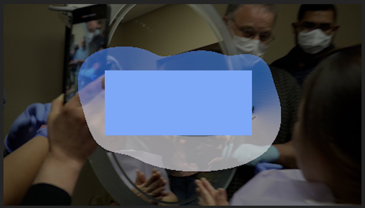 lsatterfield's tweet image. An example of #RedGiant #RedGiantSoftware #Maxon problems. Their uni.Glow effect, which used to work fine before the update on a simple, transparent png, can't handle a layer fading out above or below it. What am I supposed to do with this? (Logo is covered by blue square)