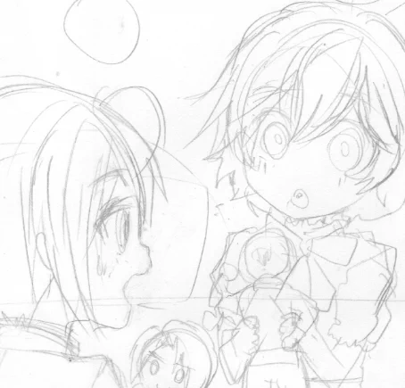 ひさびさに3歳児漫画にしたけど意外とこれ描くのバランス難しいのよ(寝る 