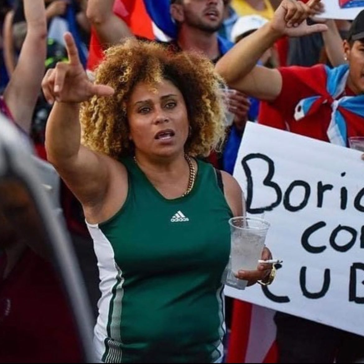 Early in the exile days, when thousands of Cubans had nowhere to go, Puerto Ricans opened their doors, including to members of my family. Thank you so much to all of the Boricuas who have shown their solidarity this past week. We see you! #SOSCuba #PatriaYVida🇨🇺🇵🇷