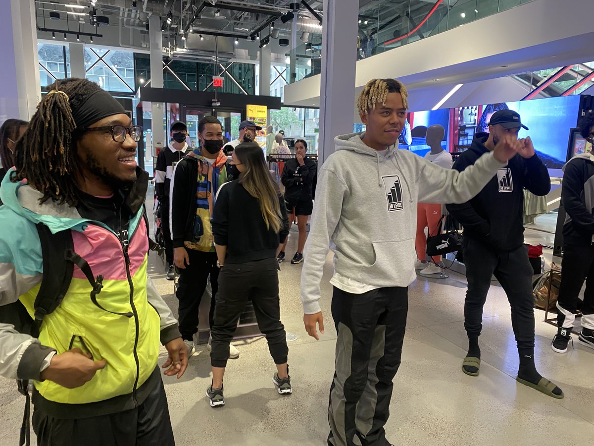 Door_NYC's tweet photo. A huge thank you to @cordae and the @PUMA team for hanging with The Door last week! We can't wait to show off our new swag. #MovingInStyle 🛍️👟 #DoorNYC https://t.co/dHcI9LMCFX