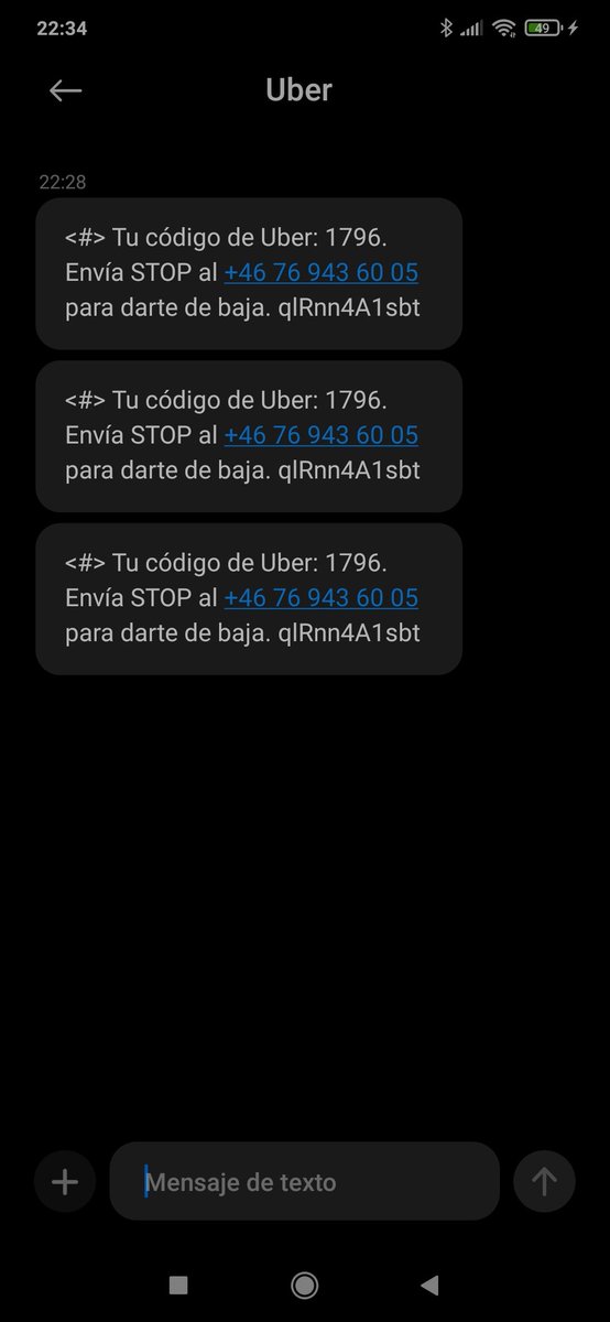maramaribu's tweet photo. @Uber_ES parece que alguien intenta estafarme usando vuestra marca: https://t.co/tu992jqt7p