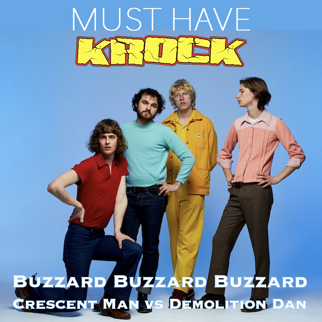 KRockEU's tweet photo. Every Saturday a new Classic Album on K-Rock Europe.

Week 29: 
Crescent Man vs Demolition Dan by Buzzard Buzzard Buzzard

Listen on #Tune-In (https://t.co/RZYRyaLiQR) or 
https://t.co/rXtilTEIdk https://t.co/me5fJSv2Zm