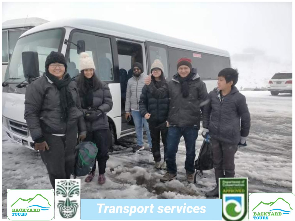 Backyardtours's tweet image. Let's go play in the snow ❄️
From Turangi or National Park Village Park n Ride 🚌⛄❄️
Book Now your transport in advance👍
backyardtours.com

Winter 2021 ❄️ 🚌⛄🏂⛷️❄️

#backyardtours #winter  #turangiproud #tongariro #turangi #lovetaupo  #visitruapehu #nz #snow #family