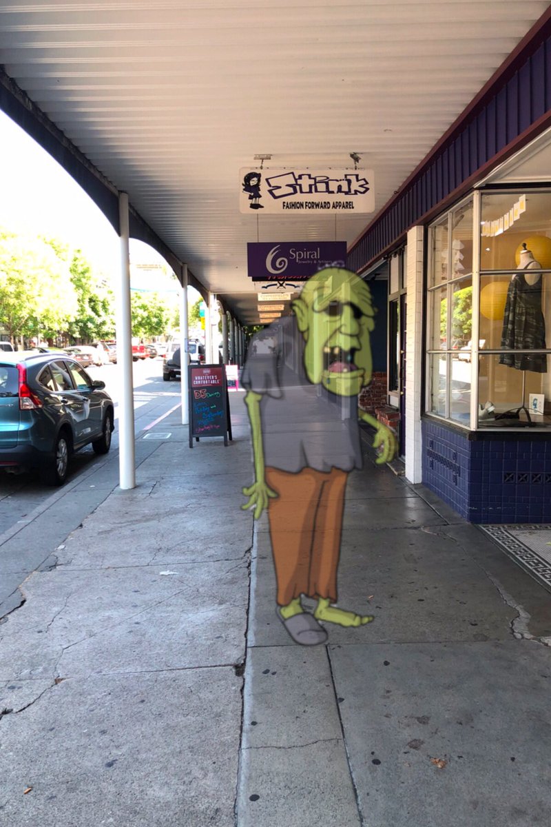 BayCryptids's tweet photo. I finally spotted Gus! around town Gus can be found looking for his wife Estelle, evidently only she knows were his missing slipper is, she went shopping along time ago.
#baycryptid #BayArea #ghost #specter #Shopping #lost #arthursking #artistsontwitter https://t.co/Ac2yZrm4rr