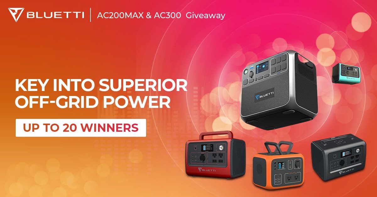 TristahxFreebie's tweet image. Win a Bluetti AC200MAX &amp;amp; AC300!!!
Ends August 18/21
wn.nr/XbDwpG

#canadianfreebies #freestuffcanada #freesamplescanada #canadianfreesamples #canadianfreestuff #bluetti #bluettigiveaway #entertowin