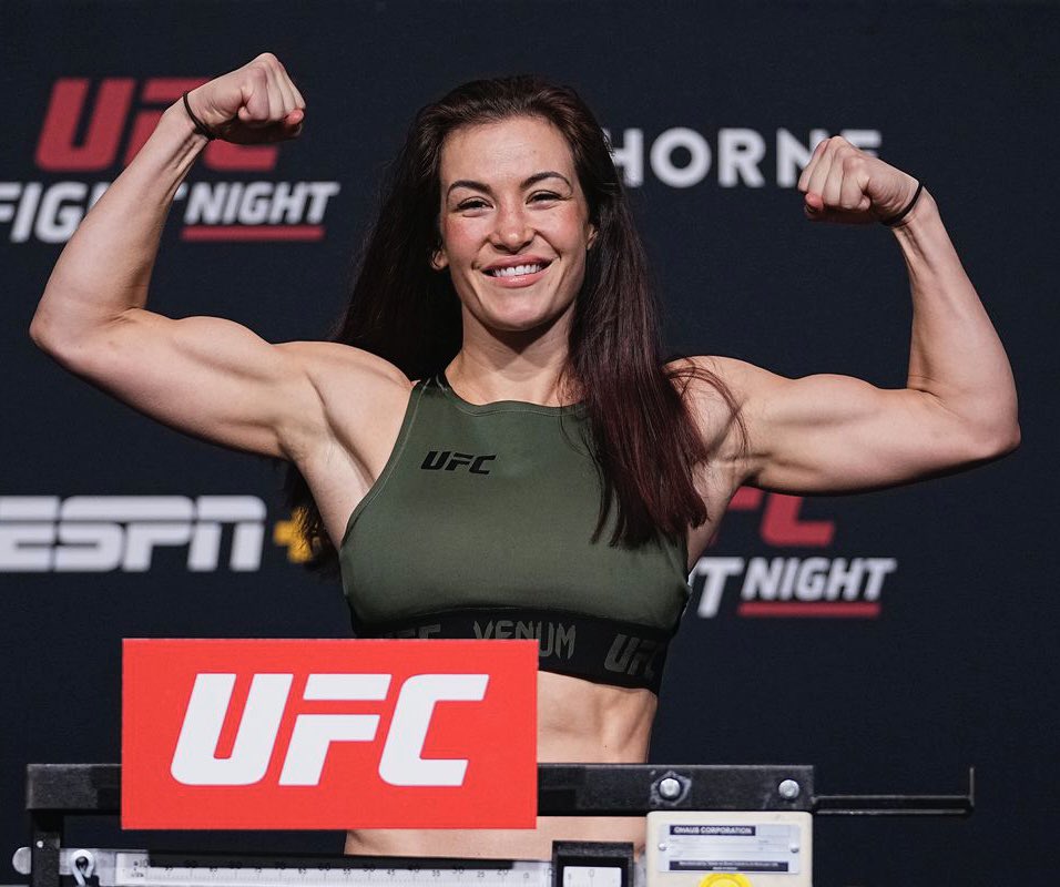 Damn, @MieshaTate looks better than ever. Women’s BW needs an immediate injection of exciting @Amanda_Leoa contenders because right now I feel that no one cares. The Nunes/Pena fight has no hype. No one cares whose next either. WBW needs Miesha. #MMATwitter https://t.co/gERmxob5LC