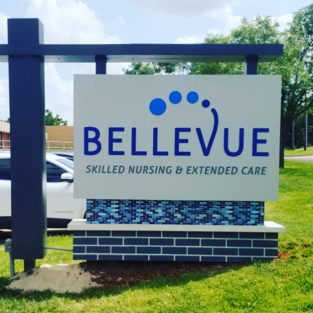 vitalsignsokla's tweet image. The tile detail on this illuminated cabinet sign turned out fantastic.  Call us today for a unique sign design for your business or organization!  #signlife #cabinetsign #ledlights #customtile #advertise #design #fabrication