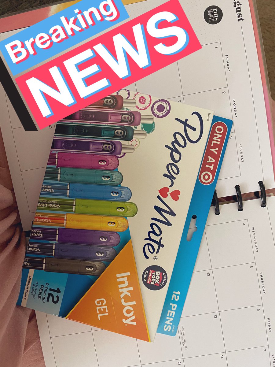 AVIDizedNMS's tweet image. Oh what InkJoy will I have on my new blank canvas!  Colorful writing pens makes AVID planning (Organizing) so much fun. Thanks to my favorite BIG brother. #AVID #WICOR #teacherlife