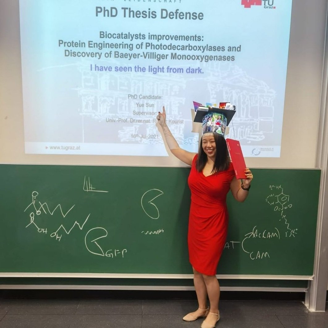 Congratulations to our freshly minted Dr. Yue Sun who passed her viva today 🥳!!