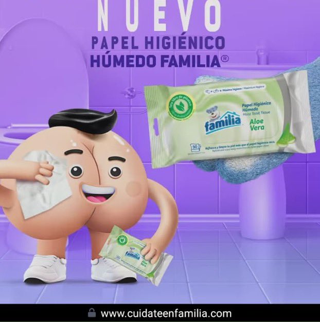 Papel Higiénico Húmedo con Aloe Vera - Familia®