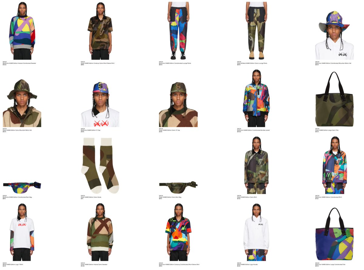 Ad: Sacai x Kaws 'Wearable Art' Collection dropped via SSENSE => prf.hn/l/6PGvpOE